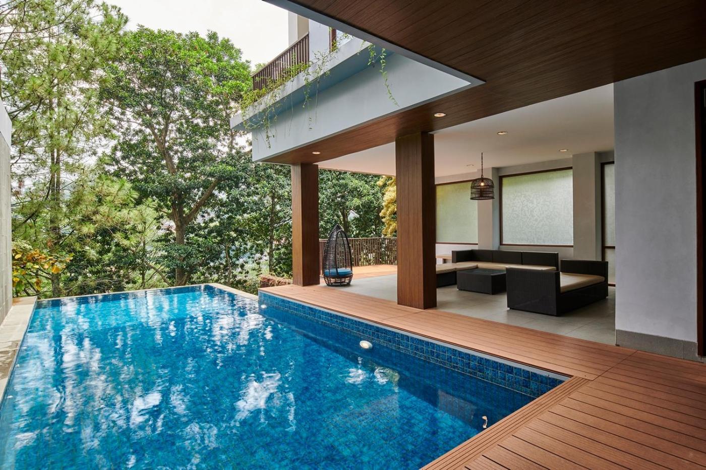 Asmaya Hill View Villa 7 Bedrooms With A Private Swimming Pool Bandung Eksteriør bilde